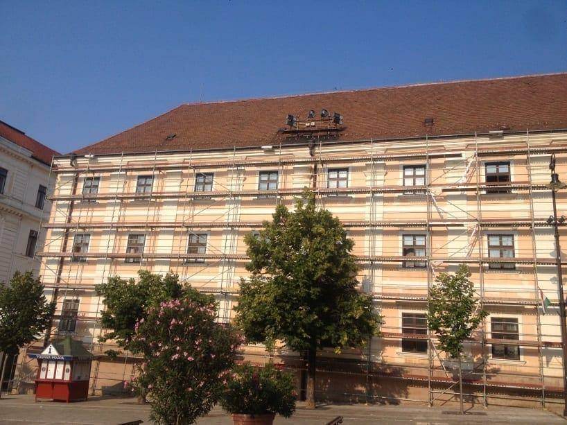 Cistercian Nagy Lajos Grammar School – façade