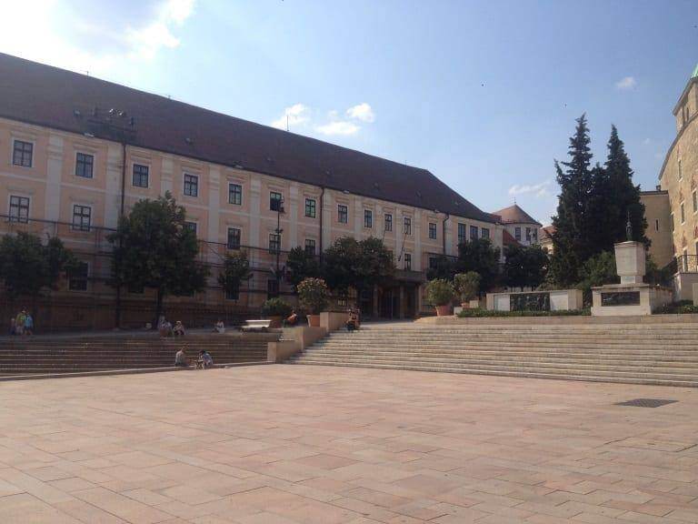 Cistercian Nagy Lajos Grammar School – façade