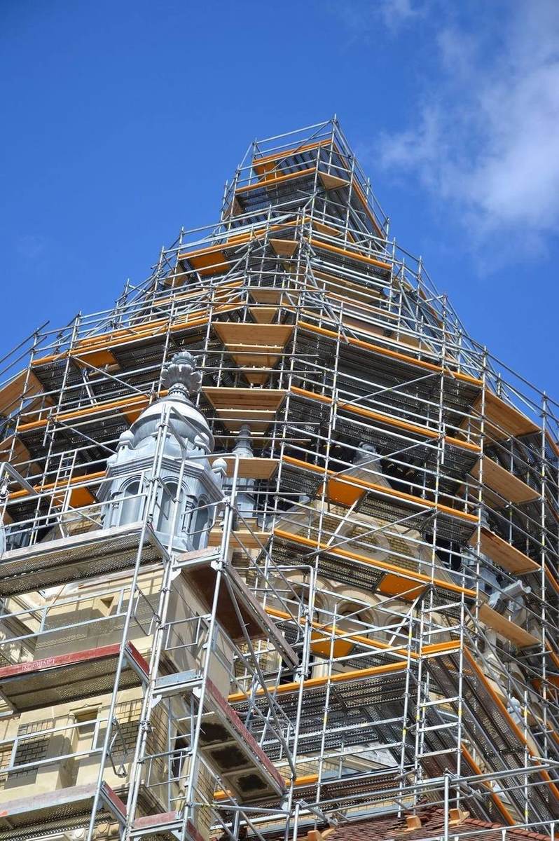 Szeged Synagogue – scaffolding, roofing, carpentry