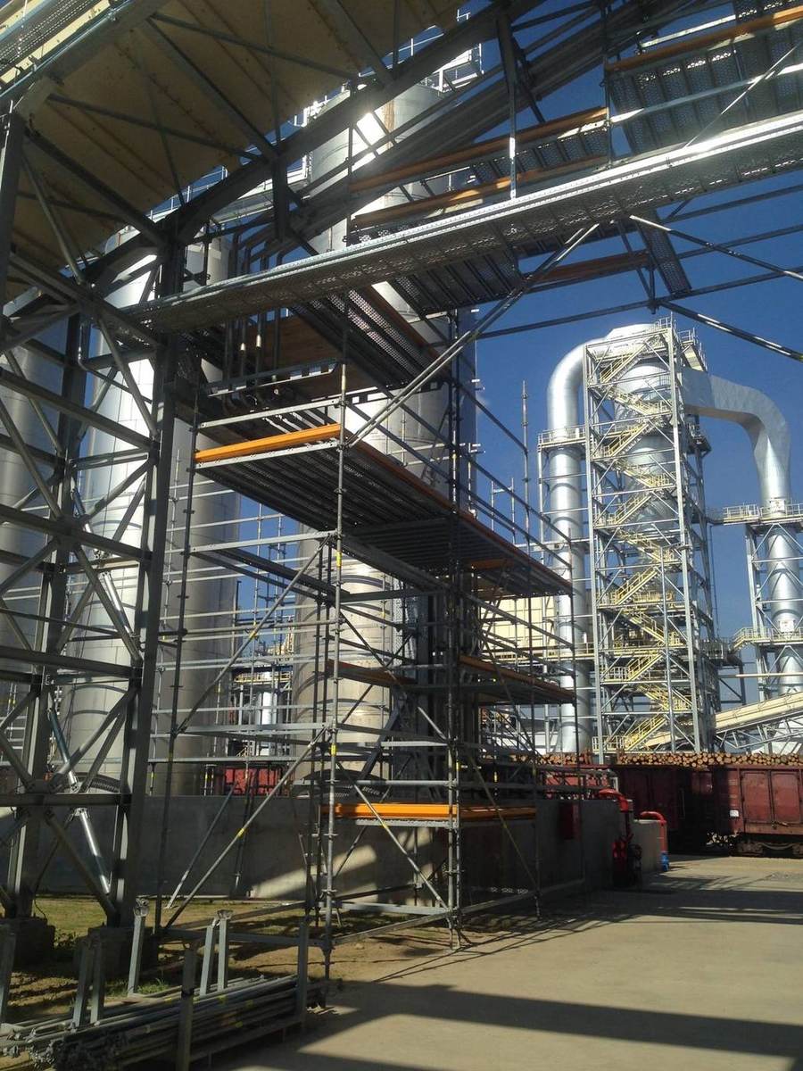 Swiss Krono Kft. – space scaffolding